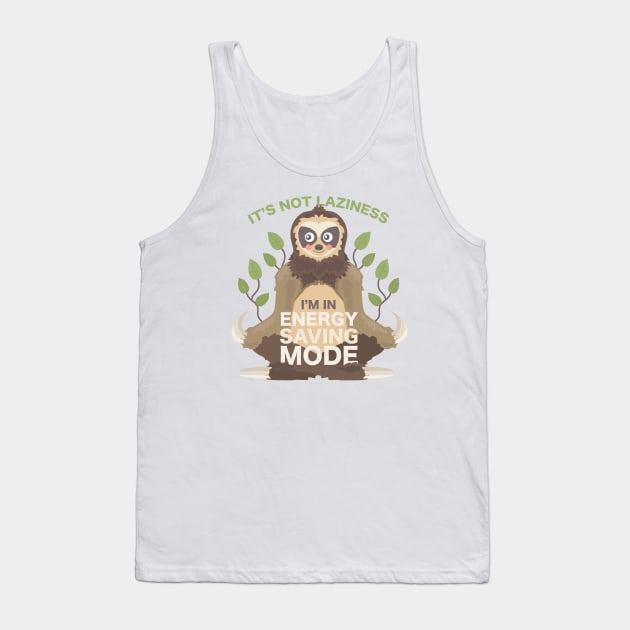 Energy Saving Mode Tank Top by yourachingart